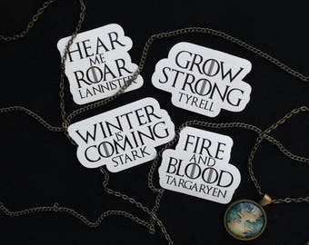 Game of Thrones stickers