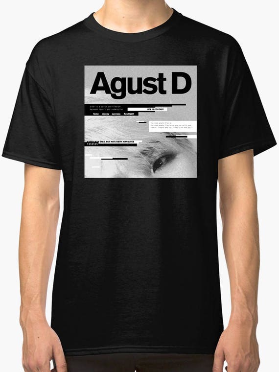 AGUST D T-Shirt SUGA T-Shirt M/F agust d shirt suga agust