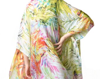 Harper 'Yellow Palm' Kimono Cover-up