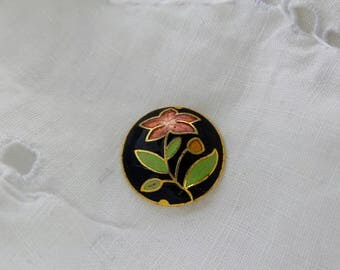 Vintage Broken Cloisonne Pendant