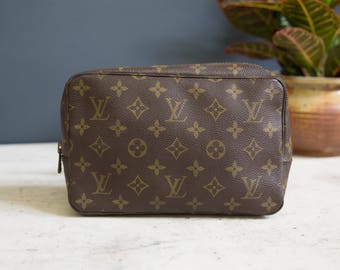 Vintage Louis Vuitton Trousse Toilet Pouch 1981 Vintage France