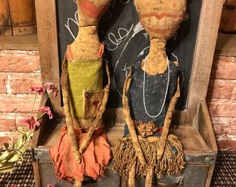 Lillian and Julie (The Flapper Girls) SOLD