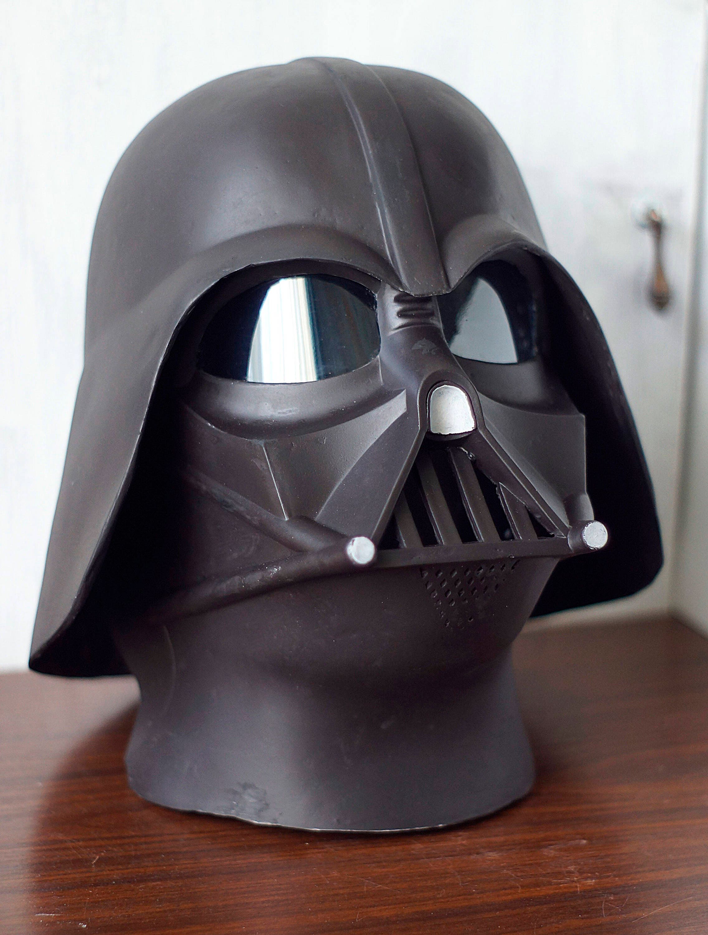When will the Darth Vader helmet designs be released? 
