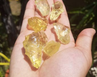 Citrine, Natural, Raw, Untreated, High Quality, Birthstone, November - Lemon, Yellow - Gemstone, Crystals, Reiki, Gifts - Vegan - Decor