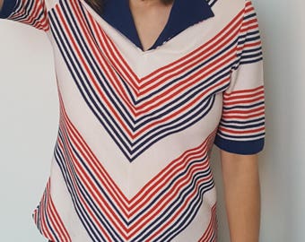 Top / Vintage / 1970's / stripes