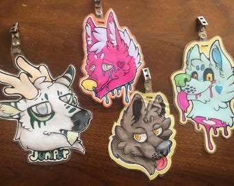 Traditional fursuit Badge commisions