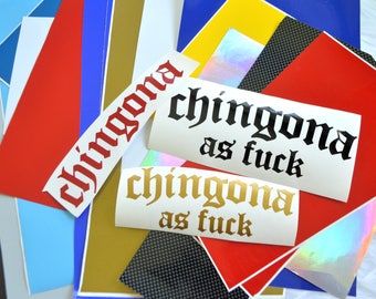 Chingona Window Car Decal Sticker