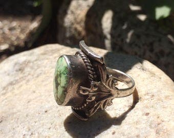 Sterling Silver and Variscite Ring