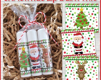 Christmas lip balm | Etsy