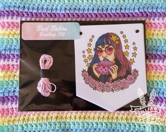 SALE Bad Babes DIY Bunting Kit