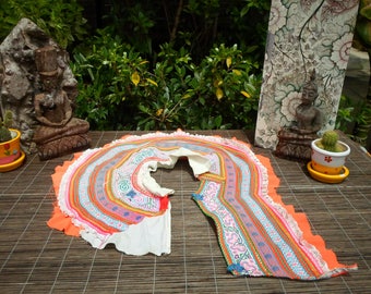 Hmong Textile Vintage Embroidered Collar