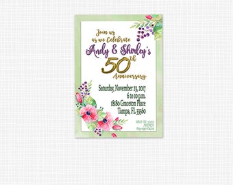 50th Anniversary, 50th Anniversary Invitation, 50th Anniversary Poster, Anniversary Party, Anniversary Gift, 1967, Anniversary, Printable