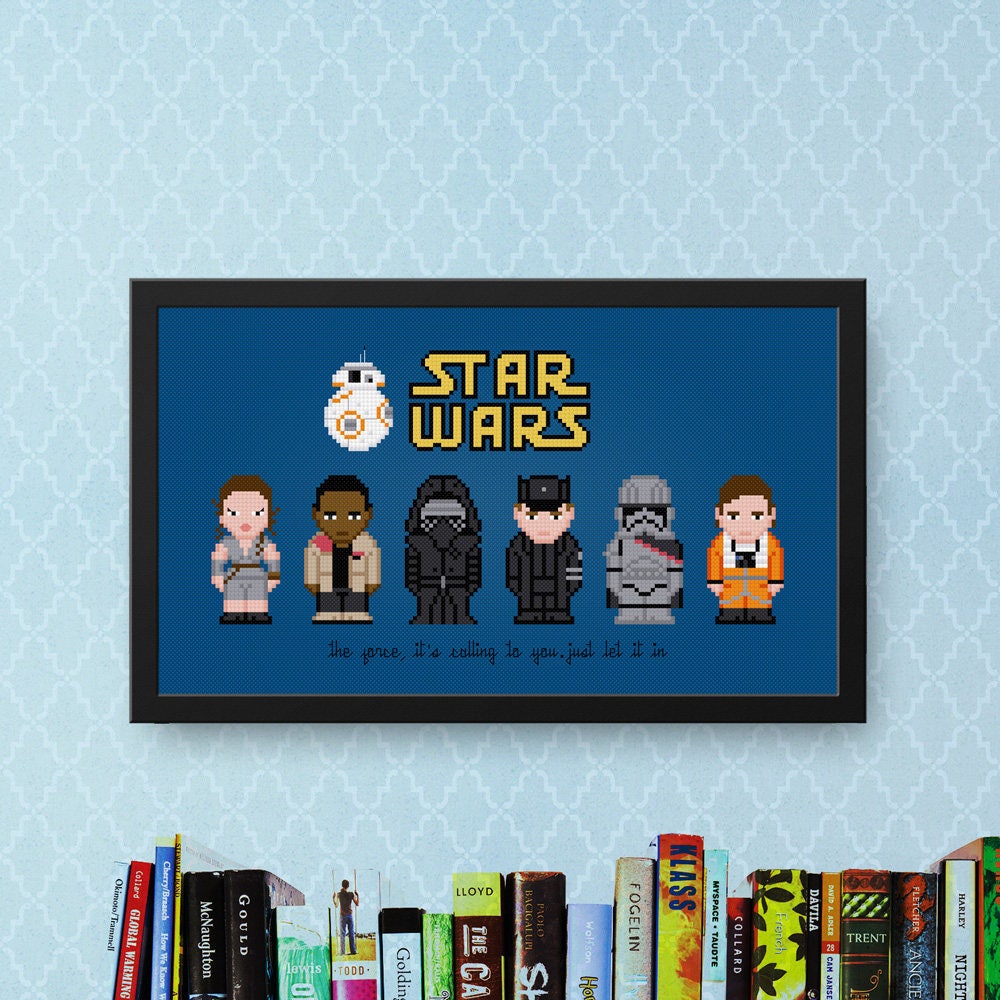 Star Wars Cross Stitch Pattern Star Wars Counted Cross Star Wars Cross Stitch Pattern Star Wars Counted Cross