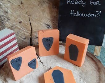 Pumpkin Spice Charcoal Activated Halloween Soap