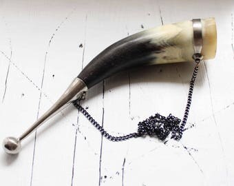 Fathers day gift|for|dad gift|for|boyfriend gift|for|men Viking horn Soviet era ussr home decor rustic wedding gift groom gift|for|husband