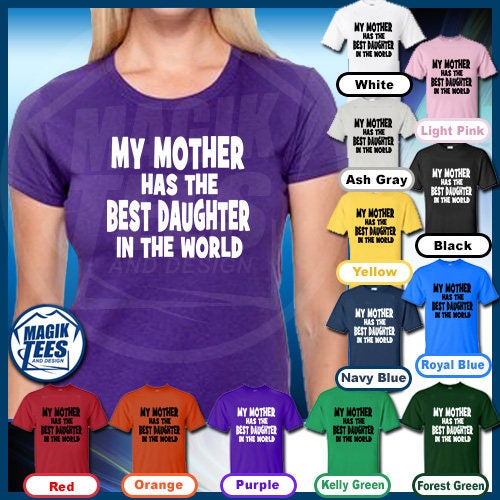 t shirt for mother and daughter