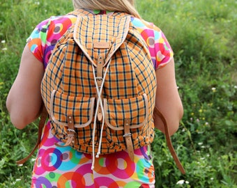 mens backpack Canvas Backpack back to school Backpack bucket backpack bucket Bag School Bag Rucksack Army Backpack Army bag Travel Backpack