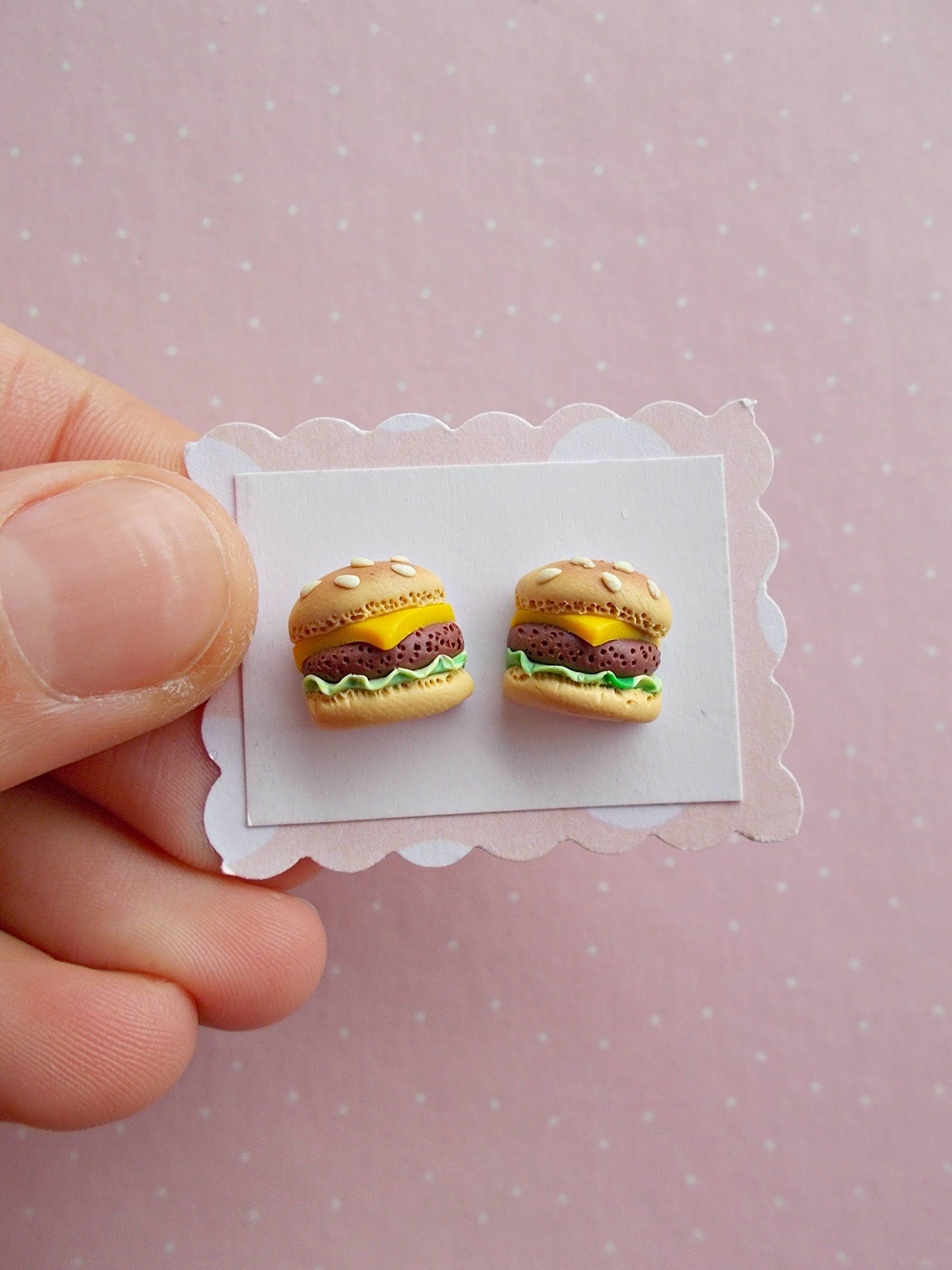 Fast Food Jewelry Burger Earrings Food Earrings Burger