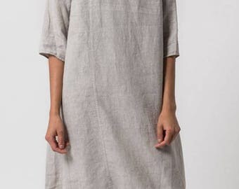 Linen Tunic Dress Oversized Tunic womens tunic plus size