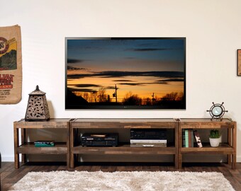 Reclaimed Wood TV Stand Reclaimed Wood TV Stand