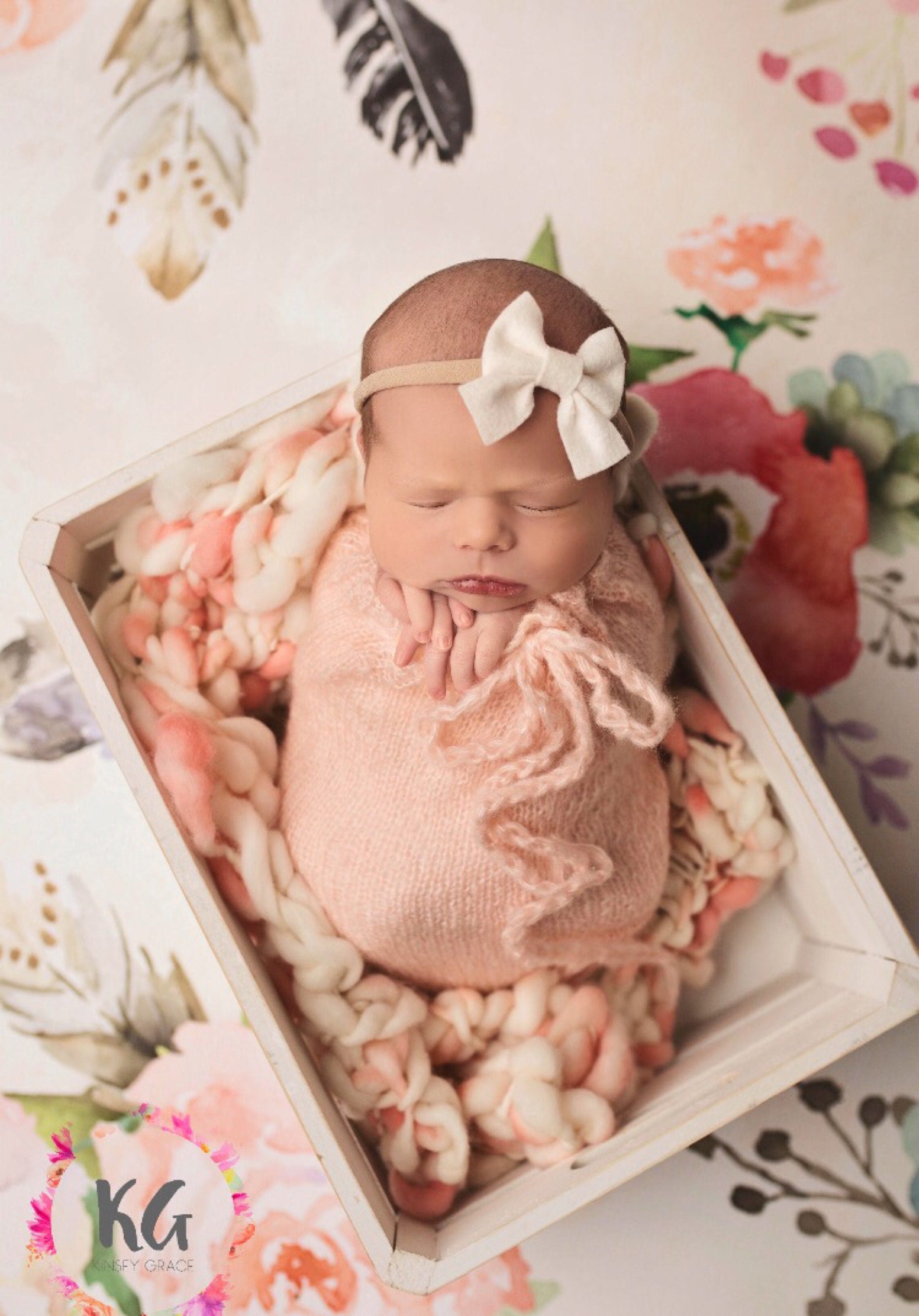 Baby Girl Bow Baby Headband Sailor Bow Newborn Headband