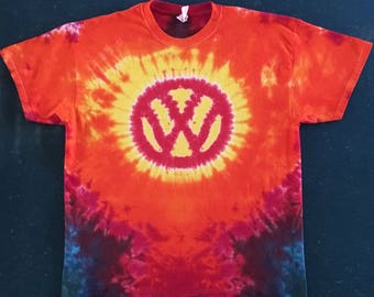 tie dye volkswagen shirt