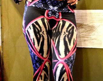 Tribal Yoga leggings. Photos of ZOE. MARION model