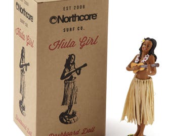 Northcore Hawaiian Hula Dashboard Doll