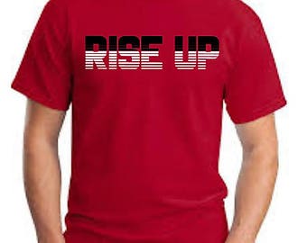 Atlanta Falcons Shirt~ Falcons Football Tee~ RISE UP Shirt~ Men's Game Day Shirt