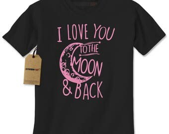 I love you to the moon and back | Etsy