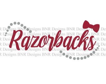 Razorbacks SVG, Arkansas SVG, DXF File, Cricut File, Silhouette File, Cameo File