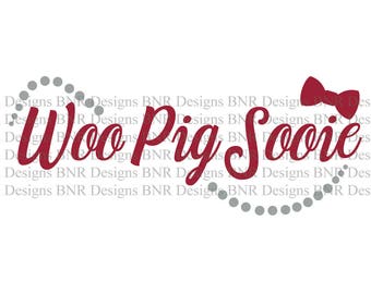 Woo Pig Sooie, Arkansas SVG, Razorbacks SVG, DXF File, Cricut File, Cameo File