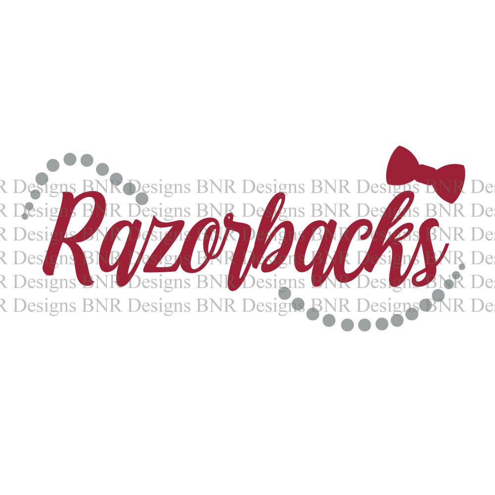 Razorbacks SVG Arkansas SVG DXF File Cricut File