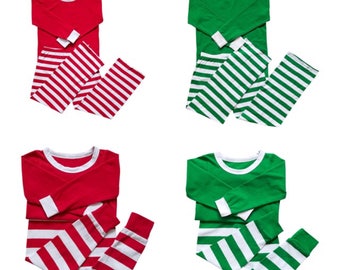 Personalized Christmas Pajamas, Matching Adult & Kids Christmas Pjs, Monogrammed Christmas Pajamas, Christmas Gift, Monogram PJs