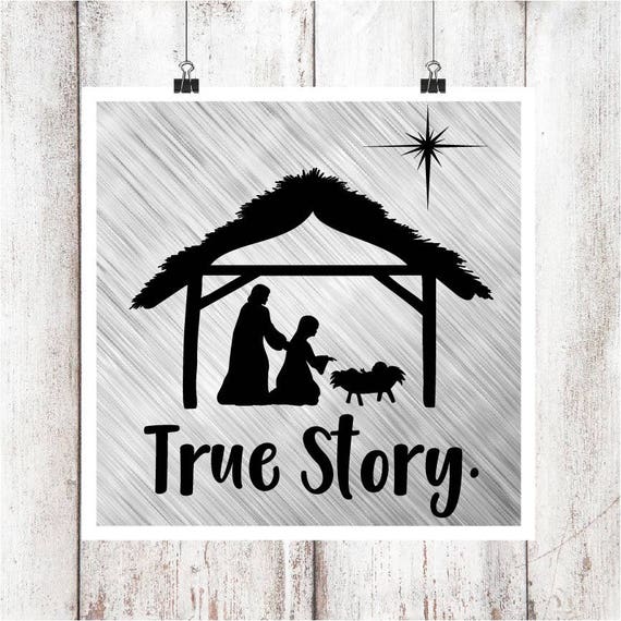 Download True Story Nativity SVG/DXF/EPS file