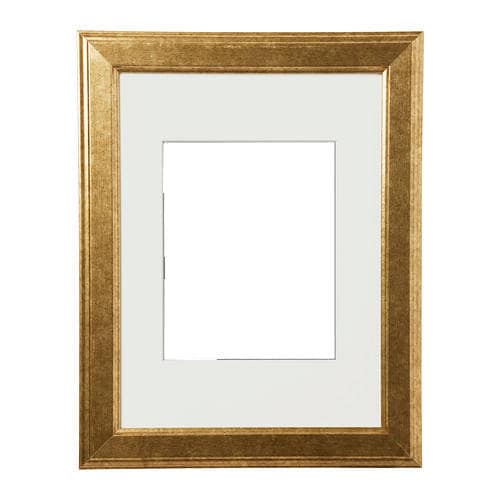 11x14 Gold FRAME FOR 8x10 Print Gold Foil Wall Art