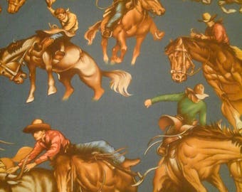 Cowboy Boots Fabric Alexander Henry 1 Yard Cotton 2009