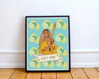 Beyonce Lemonade Print, Formation, Pop Music
