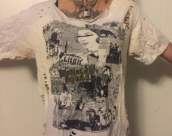 Shredded t shirt | Etsy