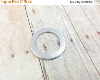 ON SALE Aluminum washers, aluminum washer blank, washer blanks, hand stamping blanks, hand stamping supplies, metal jewelry blanks, stamping