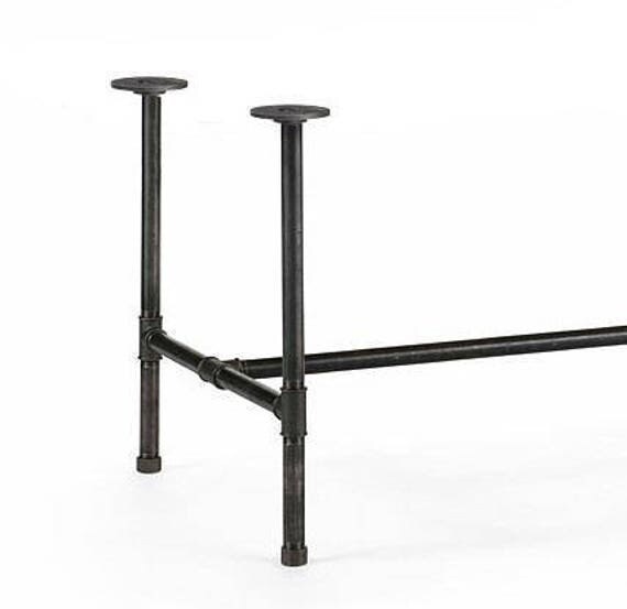 Black Pipe Table Frame/TABLE LEGS 1 x 42'' long