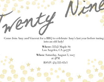 29Th Birthday Invitation Wording 6