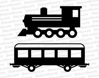 Download Train monogram svg | Etsy