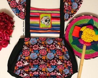 Día de los Muertos, Day of the Dead Romper