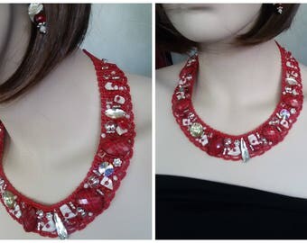 Vibrant and chic coral adornment.