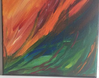 Bright abstract painting