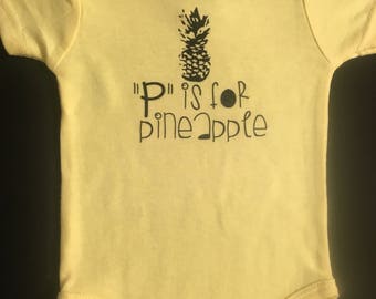 Babyhug 100% Cotton Knit Half Sleeves Pineapple Printed Frock Style Onesie - Pink main image 1