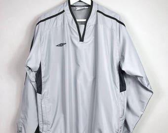 UMBRO • Windbreaker • S • sport jacket • sportswear • vintage jacket • vintage Berlin • silver jacket