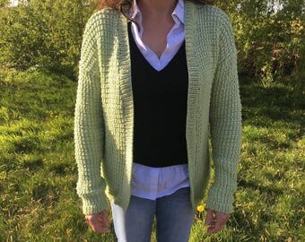 Green women vest - size 38