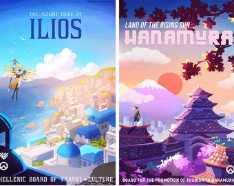 Overwatch Travel Posters